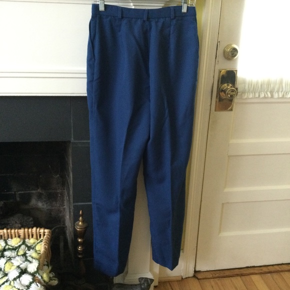 Vintage Southern Lady High Waist Pants Blue - Sz 11/12 - Picture 10 of 13